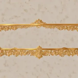 transparent background gold border