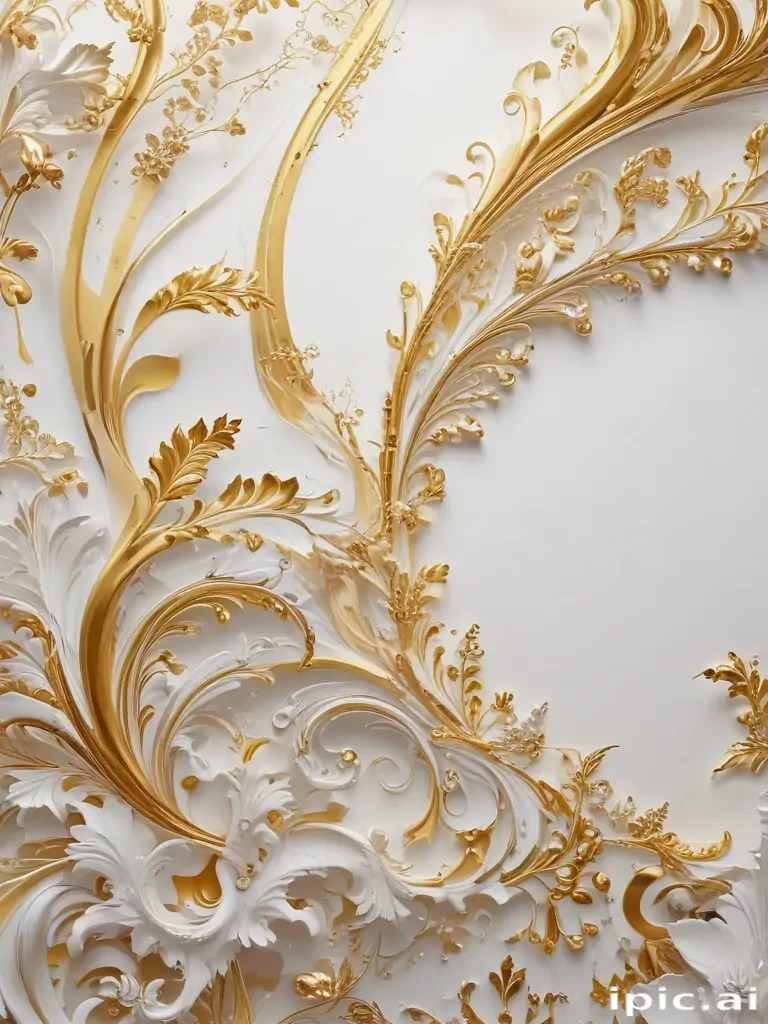 elegant white and gold background