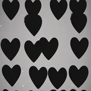 black heart aesthetic