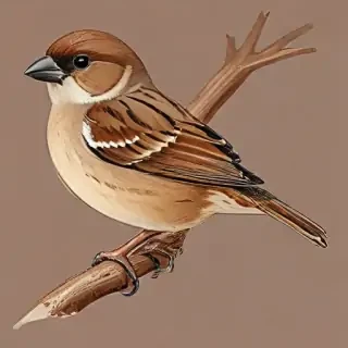 sparrow clipart