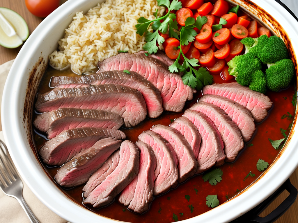 skirt steak in crock pot