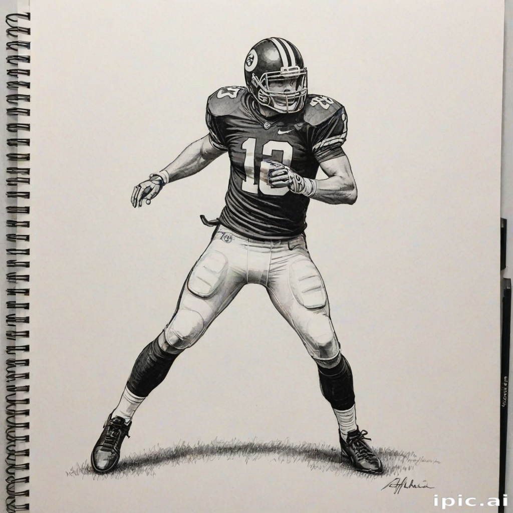 football drawing