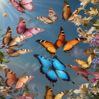 butterflies png