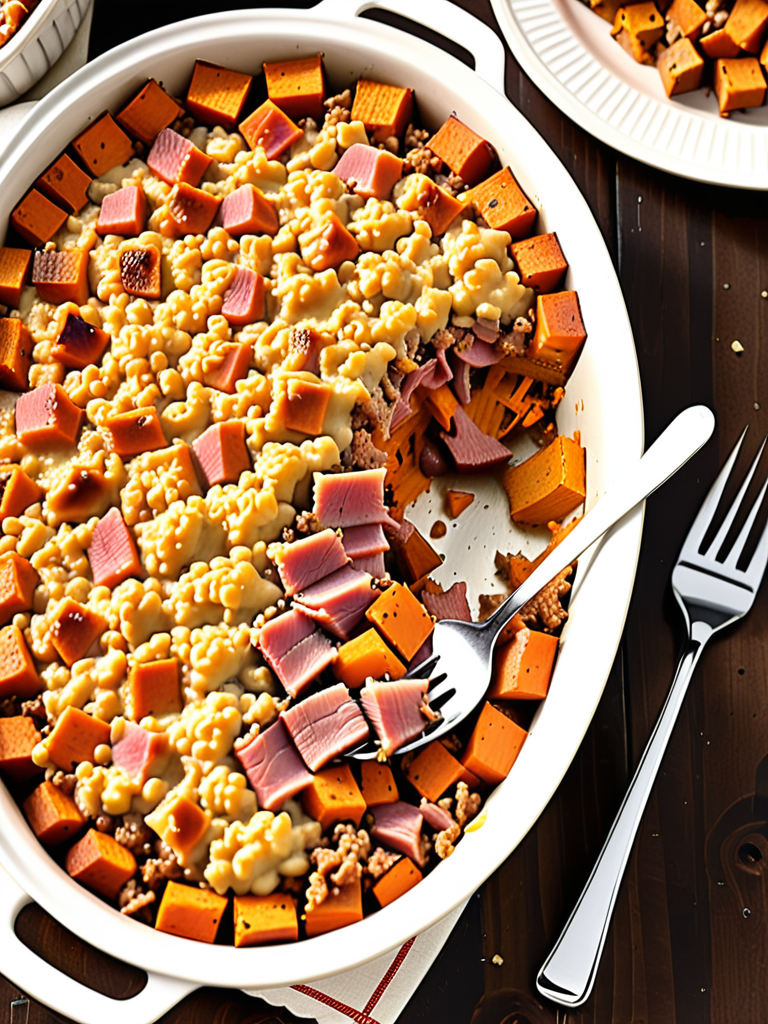 ham and sweet potato casserole