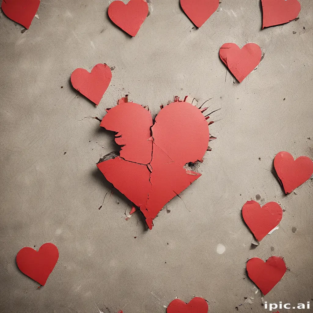 backgrounds broken heart