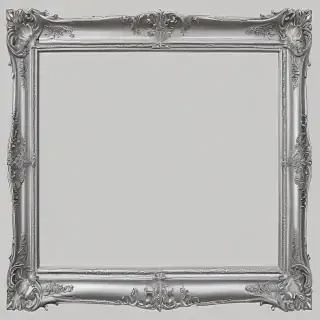 silver picture frame png