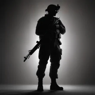 soldier silhouette png