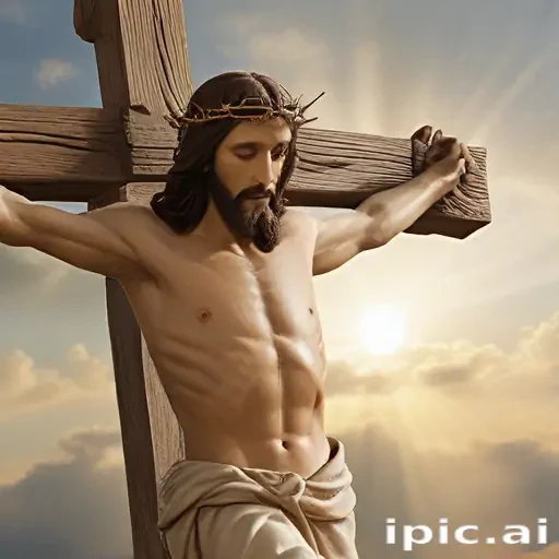 picture of jesus on cross