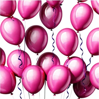 pink balloons png