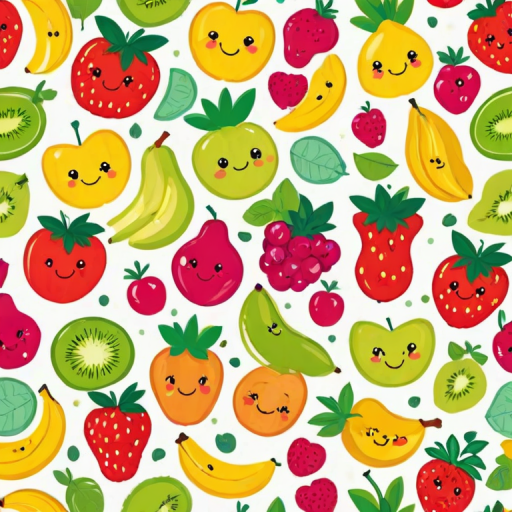 cute fruit backgrounds