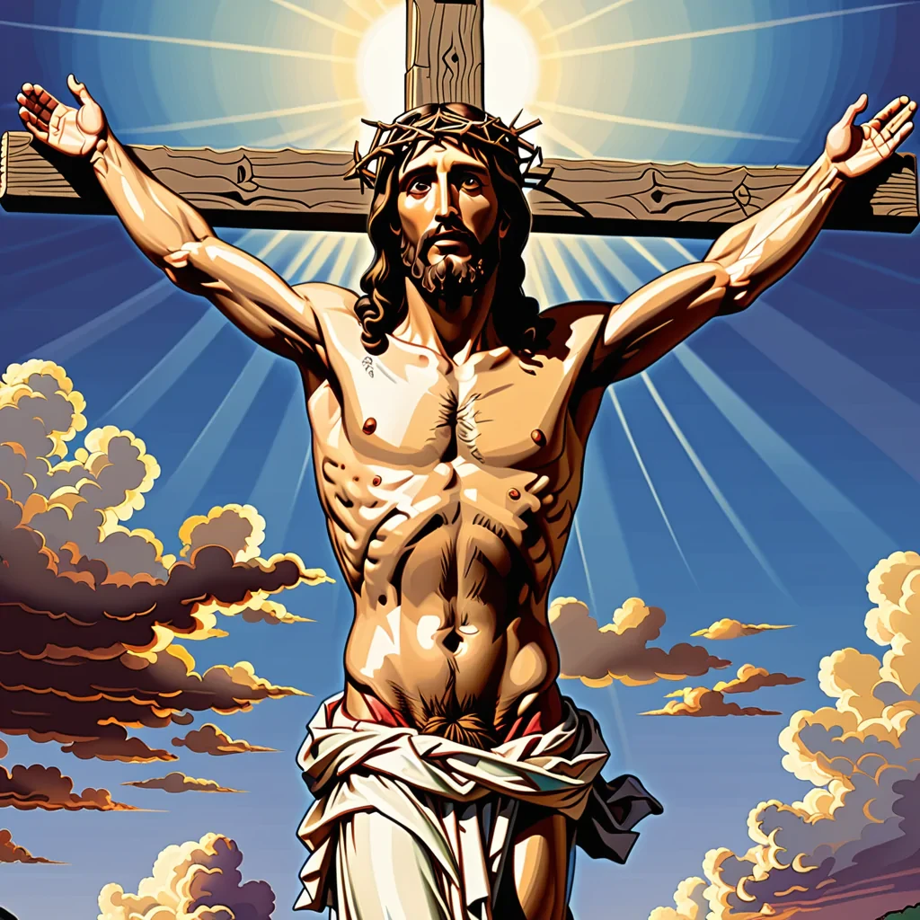 jesus on the cross clipart