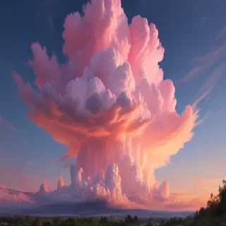 pink cloud aesthetic