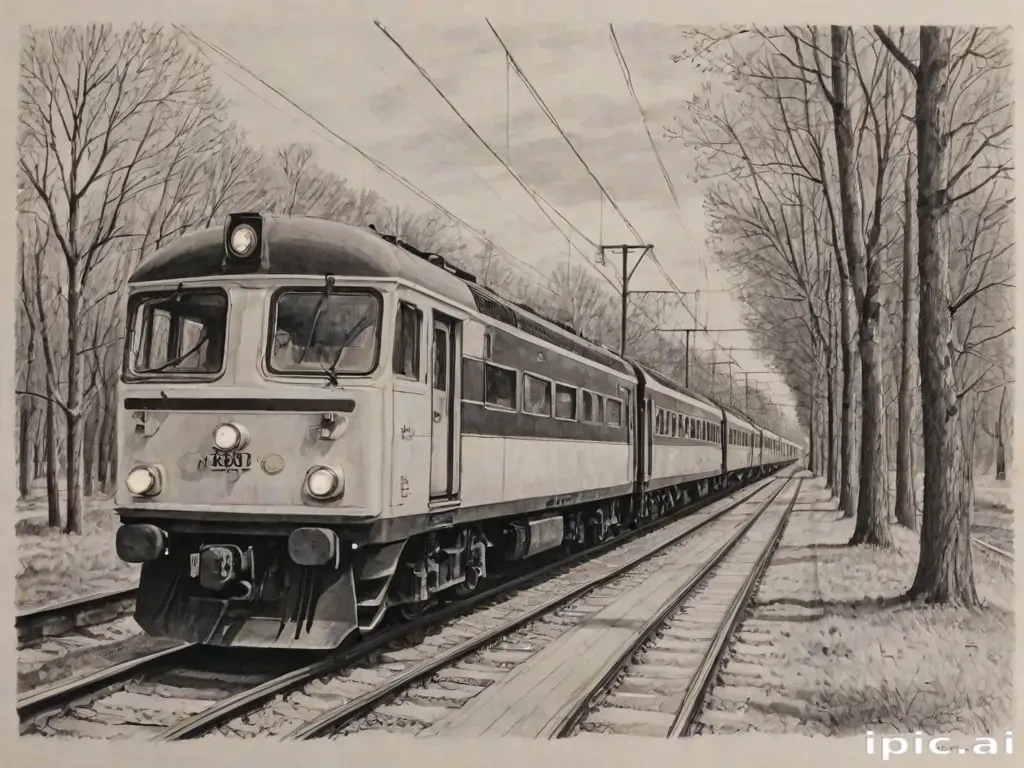 train drawing