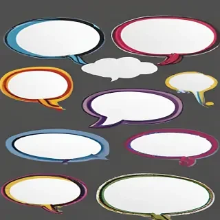 speech bubble clip art