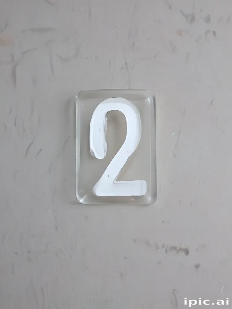 transparent numbers