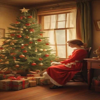 vintage christmas images to print