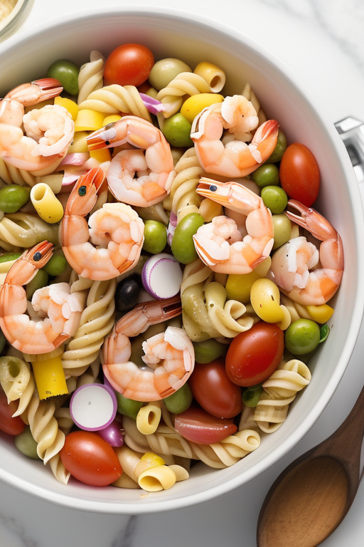 pasta salad shrimp italian dressing