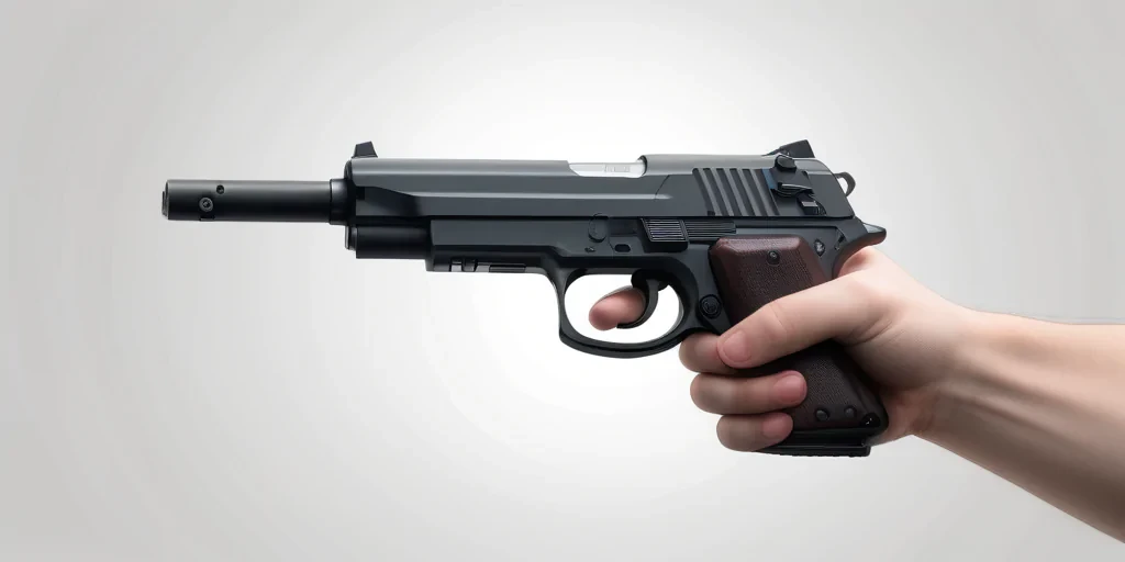 gun hand png