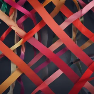 ribbon background