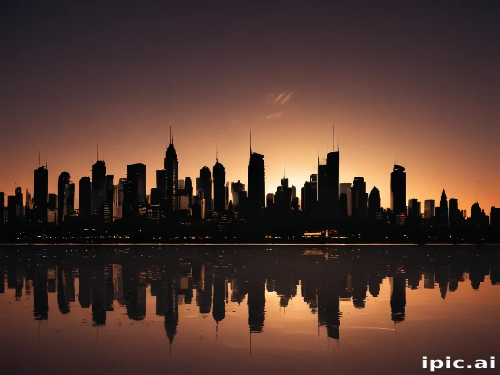 city silhouette png