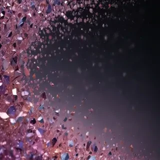 transparent background glitter