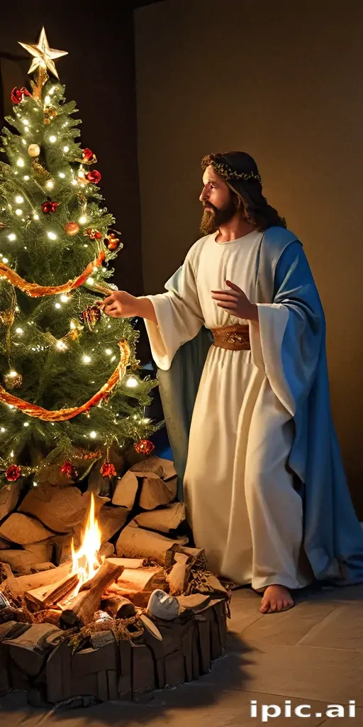 jesus at christmas images