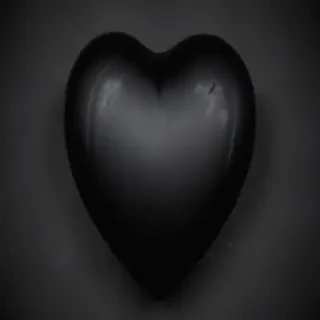 black heart aesthetic