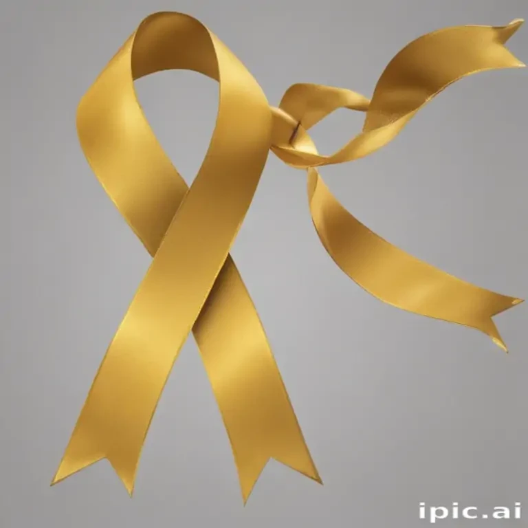 gold ribbon png