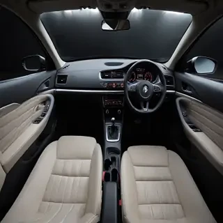 inside car background