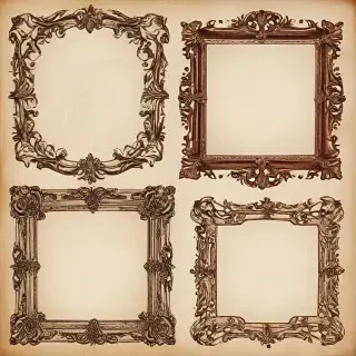 vintage frames png
