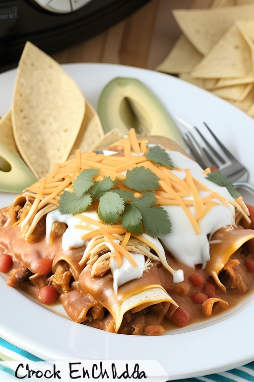 crock pot chicken enchilada casserole