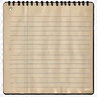 notebook paper png