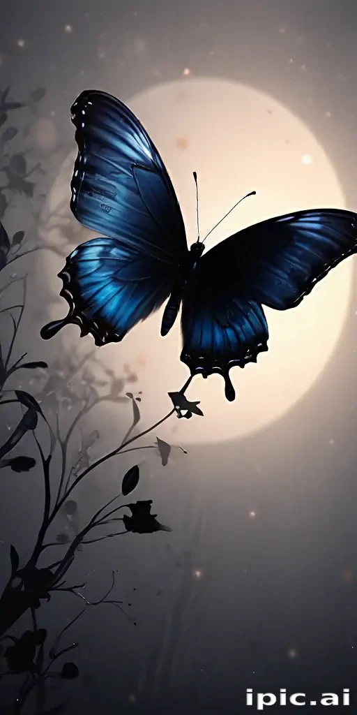 black butterfly wallpaper hd