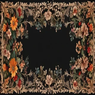 floral page borders