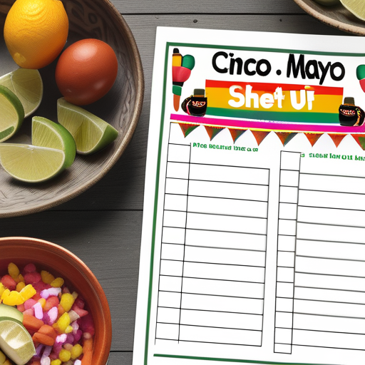 cinco de mayo potluck sign up sheet