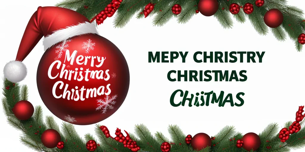 text merry christmas png