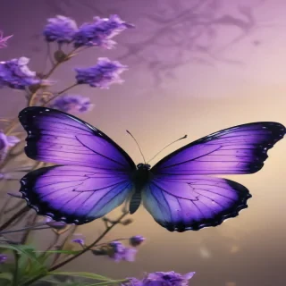 purple butterfly wallpaper aesthetic