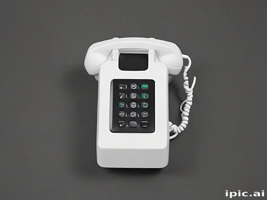 icon phone white