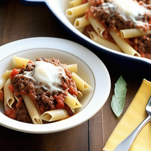 ground beef pasta recipes no tomato sauce