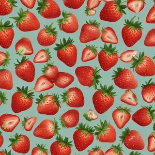 strawberry wallpaper iphone