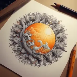 sun doodle