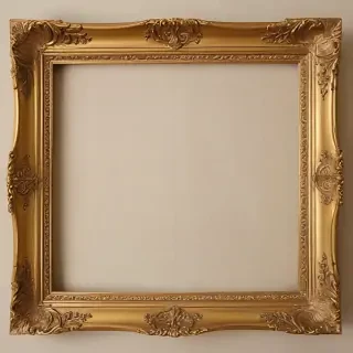 fancy gold frame