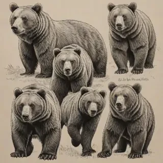 drawings of bears