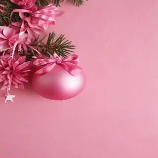 pink christmas desktop wallpaper