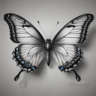 butterfly drawing outline