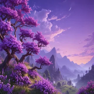 kawaii purple wallpaper