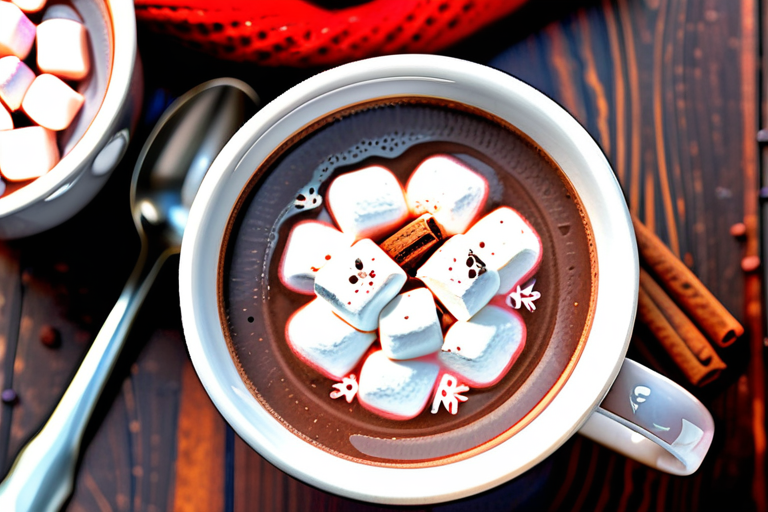 hot cocoa mix in coffee