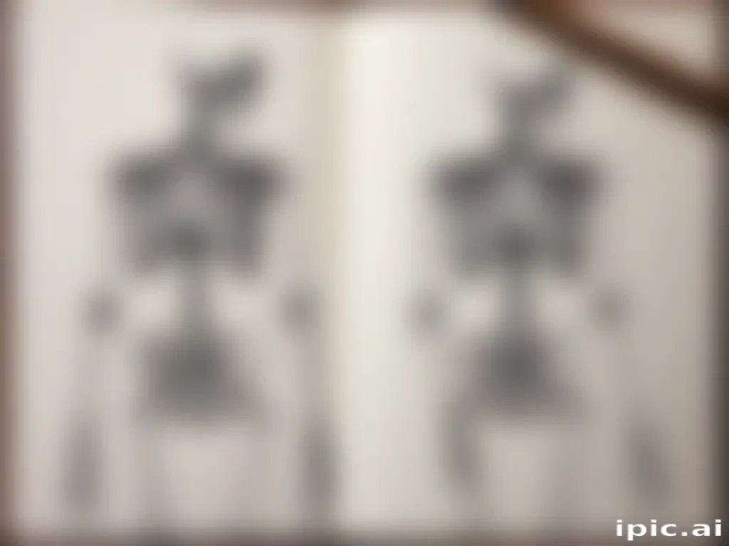 creative skeleton drawings