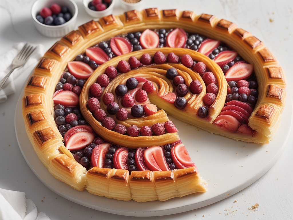 puff pastry upside down tart