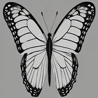 butterfly png outline